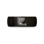 custom rings for partners – black tungsten exhaust header wedding band