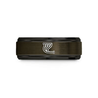 tungsten wedding bands – gunmetal & black tungsten exhaust header wedding band