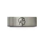 laser engraved wedding ring – black & blue & grey tungsten the hundred wedding band