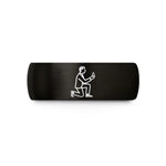 engraved ring for him – black tungsten proposal kneeling ring wedding band