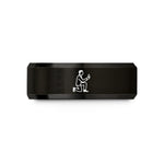 tungsten ring for guys – black tungsten proposal kneeling ring wedding band