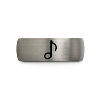 tungsten wedding rings set – gunmetal & silver tungsten staccato dot wedding band