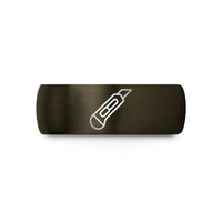 comfort fit tungsten bands – gunmetal & black tungsten utility knife wedding band