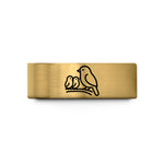 custom engraved rings him – gold tungsten birds branch wedding band