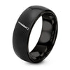 Clarinet – Tungsten Wedding Band, 8 mm, Black Comfort-Fit Unisex