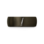 men's comfort fit ring – gunmetal & black tungsten clarinet wedding band