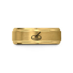 ladies wedding ring styles – gold tungsten ride cymbal drumstick wedding band