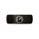 women's tungsten wedding band – black tungsten tachometer wedding band