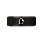 tungsten wedding band sets – black tungsten oven mitt wedding band