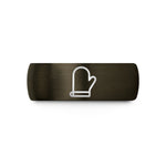 his and hers rings – gunmetal & black tungsten oven mitt wedding band