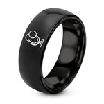 Wedding Rings Sets His And Hers – black tungsten mic pop filter ring