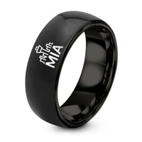 Weddings Rings for Women – black tungsten mia ring