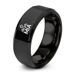 black silver rings her – black tungsten mia ring