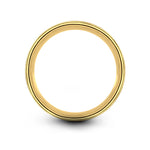 special surprise ideas – bee lavender sprig engraving on gold & gray tungsten wedding band