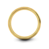 best present for wife – bee lavender sprig engraving on gold tungsten wedding band