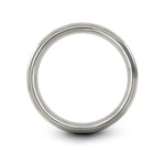 best present for wife – bee lavender sprig engraving on gray tungsten wedding band