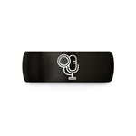personalized jewelry for her – black tungsten mic pop filter wedding band