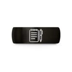 birthday presents for her – black tungsten reporter notepad pen wedding band