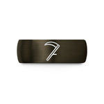 present ideas for ladies – gunmetal & black tungsten scythe wedding band