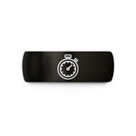 couples tungsten wedding bands – black tungsten stopwatch wedding band