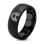 Women Gift for Anniversary – black tungsten bifrost bridge arc ring