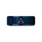 unique presents for her – blue tungsten tetrahedron wedding band