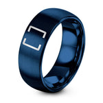 Women Gift Set Birthday – blue tungsten brackets ring