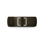 birthday present for her – gunmetal & blue tungsten brackets wedding band