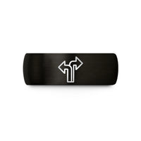 christmas presents for her – black tungsten trail junction wedding band