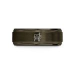 luxury beauty present sets – gunmetal & rose gold tungsten pellet smoker wedding band