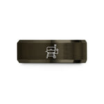best beauty present sets – gunmetal & rose gold tungsten pellet smoker wedding band