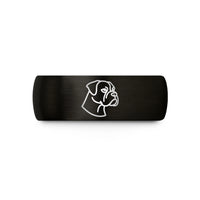 presents for new moms – black tungsten boxer wedding band