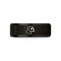 presents for new mothers – black tungsten boxer wedding band