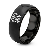 Women Gifts for Day Mother’s – black tungsten bus front icon ring