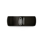 special presents for mom – black tungsten giro scraper wedding band
