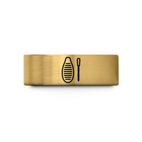 presents ideas for seniors – gold tungsten giro scraper wedding band