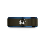 best presents for her – gunmetal & blue tungsten sodium na wedding band
