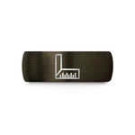 tungsten carbide ring set – gunmetal & black tungsten carpenters square wedding band