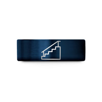 tungsten ring for her – blue tungsten stair set handrail wedding band
