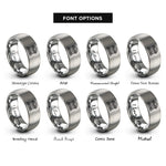 font options for inside engraving on gray world courthouse rings