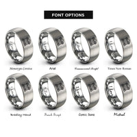 font options for inside engraving on gray world courthouse rings
