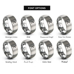 font options for inside engraving on gray yr rune rings