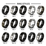 blow off valve design tungsten ring styles in black