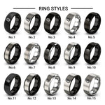 evergreen tree design tungsten ring styles in gray