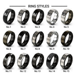 exhaust headers design tungsten ring styles in black & gray