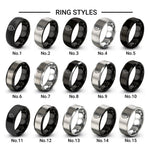 map pin marker design tungsten ring styles in silver