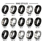 michigan peninsula design tungsten ring styles in gray