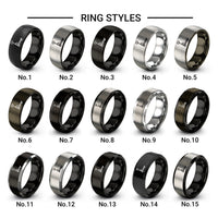 pallet jack design tungsten ring styles in gray