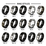 rock crawler lugs design tungsten ring styles in black