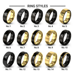 sergeant chevrons design tungsten ring styles in black